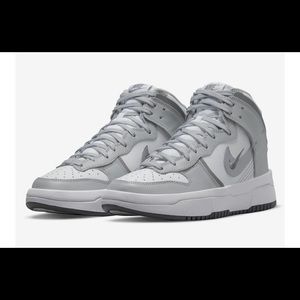 Brand new Nike Dunk High Up Grey